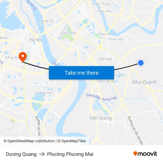 Dương Quang to Phường Phương Mai map
