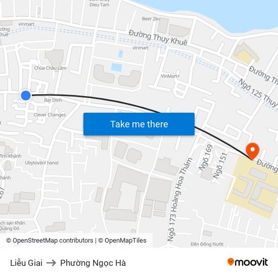 Liễu Giai to Phường Ngọc Hà map
