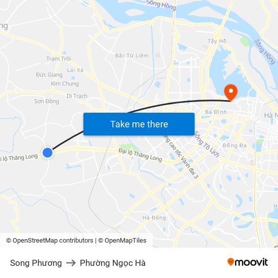 Song Phương to Phường Ngọc Hà map