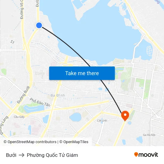 Bưởi to Phường Quốc Tử Giám map