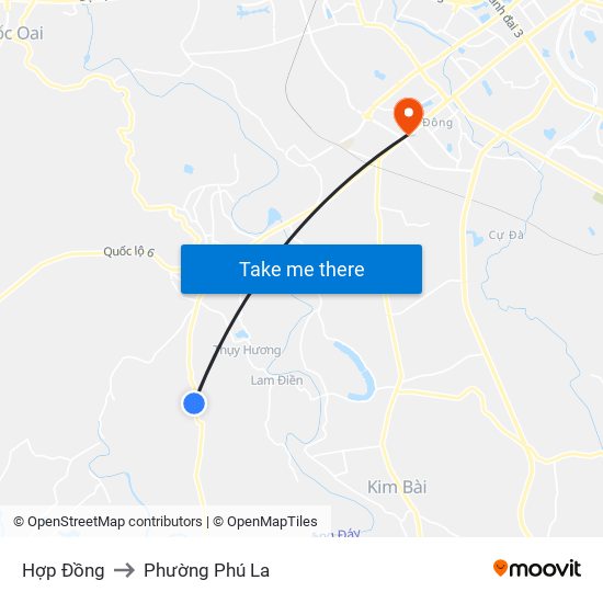 Hợp Đồng to Phường Phú La map