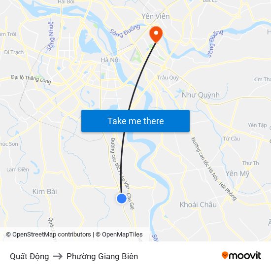 Quất Động to Phường Giang Biên map