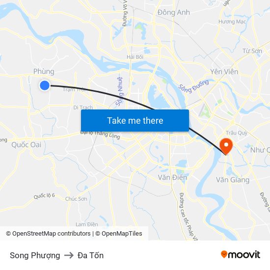 Song Phượng to Đa Tốn map