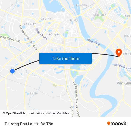 Phường Phú La to Đa Tốn map