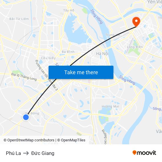 Phú La to Đức Giang map