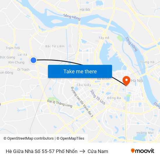 Hè Giữa Nhà Số 55-57 Phố Nhổn to Cửa Nam map