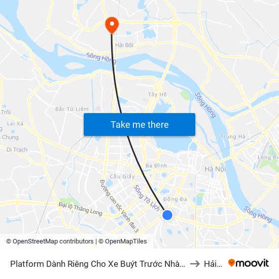 Platform Dành Riêng Cho Xe Buýt Trước Nhà 604 Trường Chinh to Hải Bối map