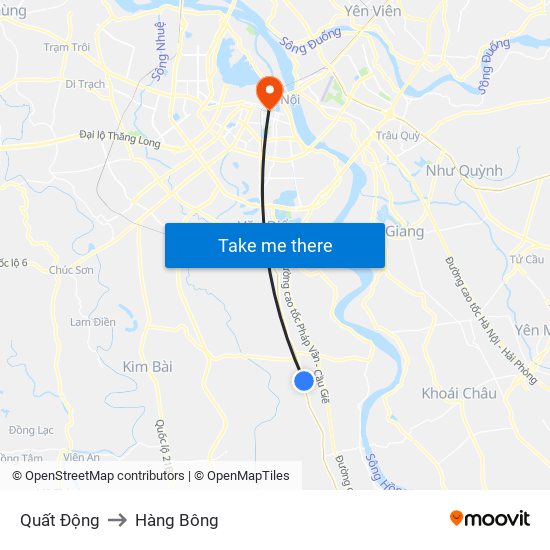 Quất Động to Hàng Bông map