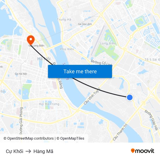 Cự Khối to Hàng Mã map