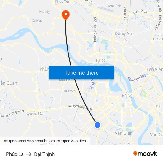 Phúc La to Đại Thịnh map