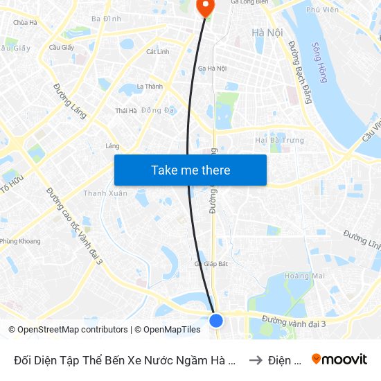 Đối Diện Tập Thể Bến Xe Nước Ngầm Hà Nội - Ngọc Hồi to Điện Biên map