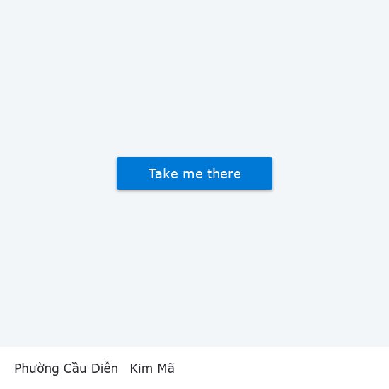 Phường Cầu Diễn to Kim Mã map