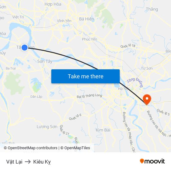 Vật Lại to Kiêu Kỵ map