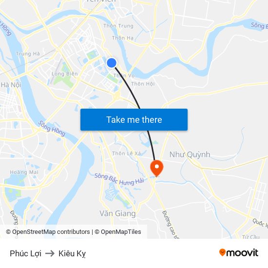 Phúc Lợi to Kiêu Kỵ map