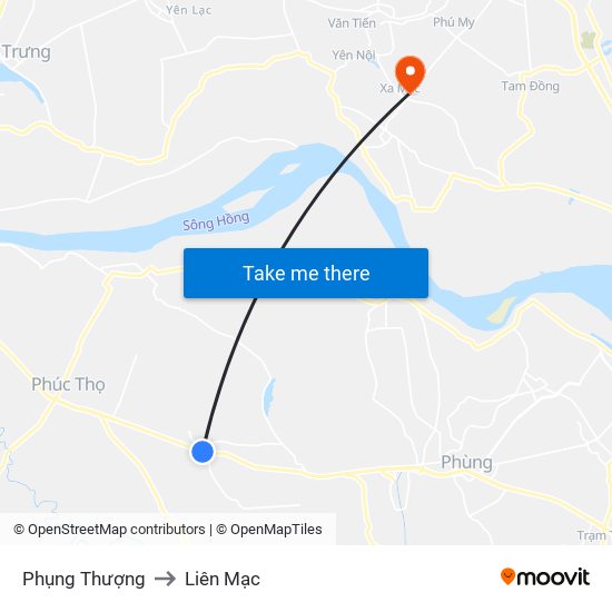 Phụng Thượng to Liên Mạc map