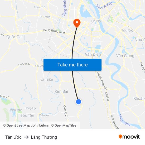 Tân Ước to Láng Thượng map