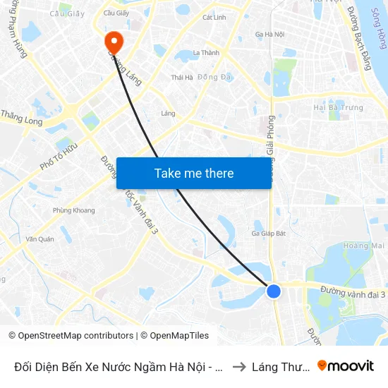 Đối Diện Bến Xe Nước Ngầm Hà Nội - Ngọc Hồi to Láng Thượng map