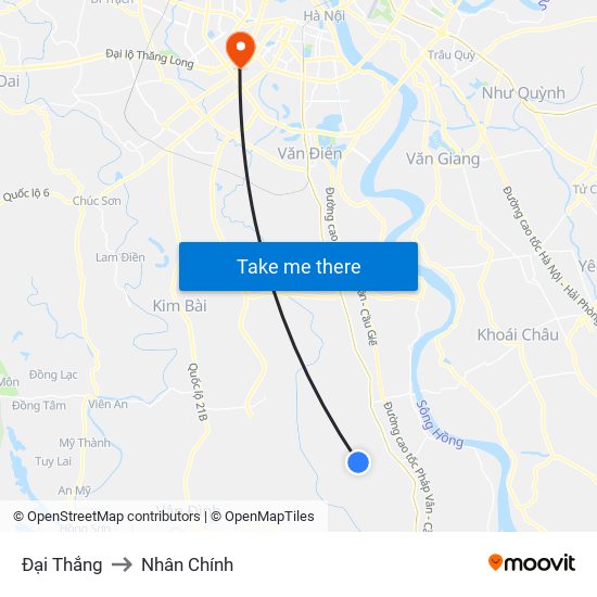 Đại Thắng to Nhân Chính map