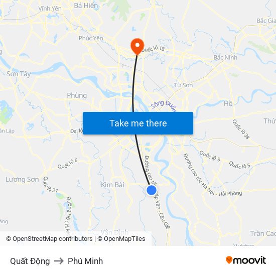 Quất Động to Phú Minh map