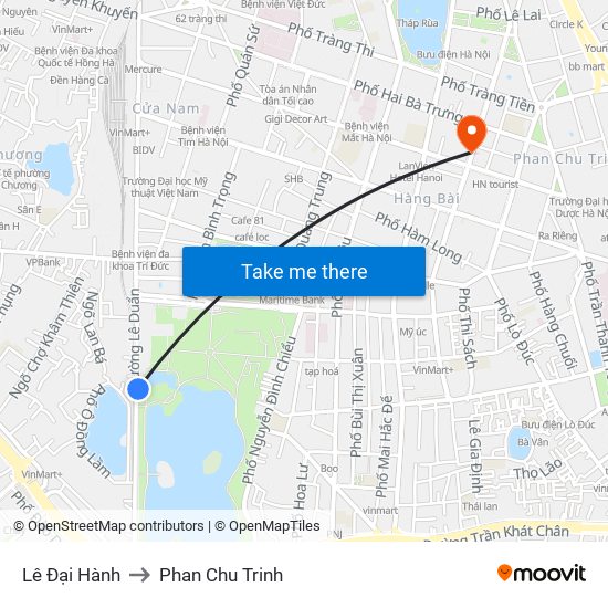 Lê Đại Hành to Phan Chu Trinh map