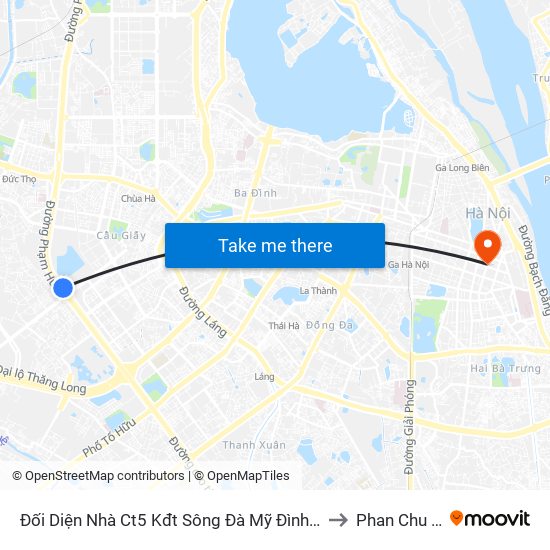 Đối Diện Nhà Ct5 Kđt Sông Đà Mỹ Đình - Phạm Hùng to Phan Chu Trinh map