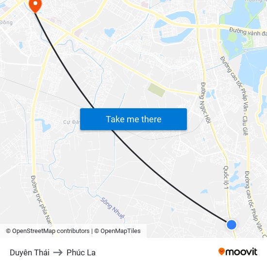 Duyên Thái to Phúc La map