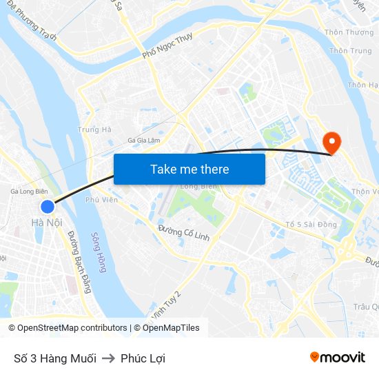Số 3 Hàng Muối to Phúc Lợi map