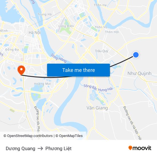 Dương Quang to Phương Liệt map