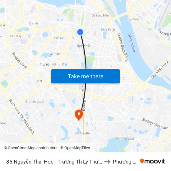 85 Nguyễn Thái Học - Trường Th Lý Thường Kiệt to Phương Liệt map