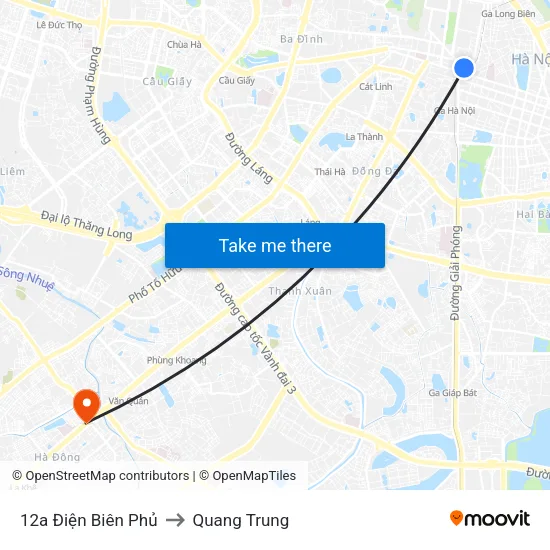 12a Điện Biên Phủ to Quang Trung map