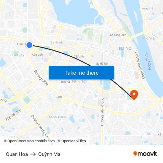 Quan Hoa to Quỳnh Mai map