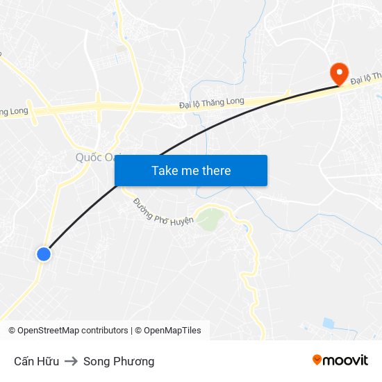 Cấn Hữu to Song Phương map