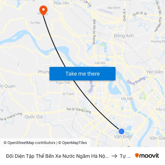 Đối Diện Tập Thể Bến Xe Nước Ngầm Hà Nội - Ngọc Hồi to Tự Lập map