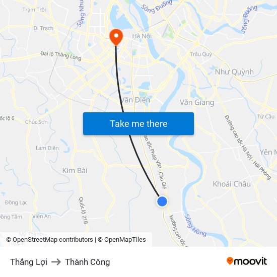 Thắng Lợi to Thành Công map