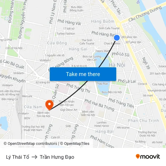 Lý Thái Tổ to Trần Hưng Đạo map