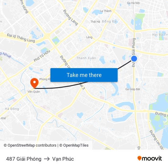 487 Giải Phóng to Vạn Phúc map