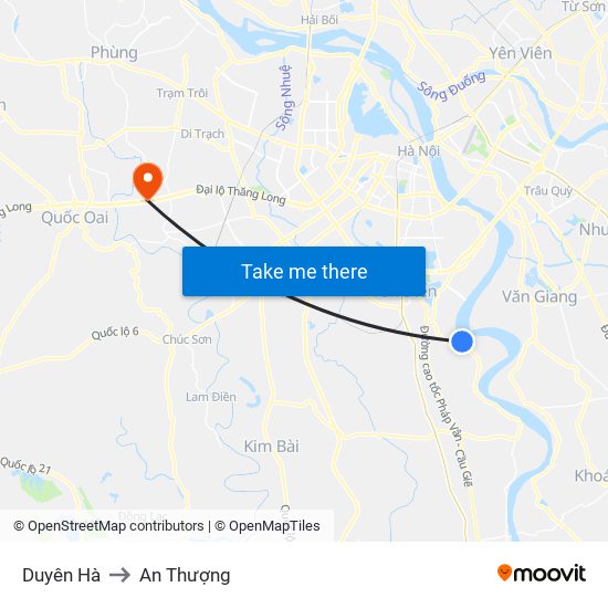 Duyên Hà to An Thượng map