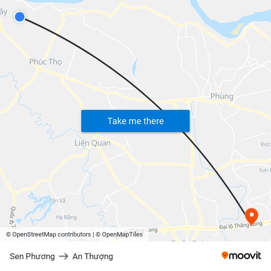 Sen Phương to An Thượng map