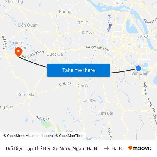 Đối Diện Tập Thể Bến Xe Nước Ngầm Hà Nội - Ngọc Hồi to Hạ Bằng map