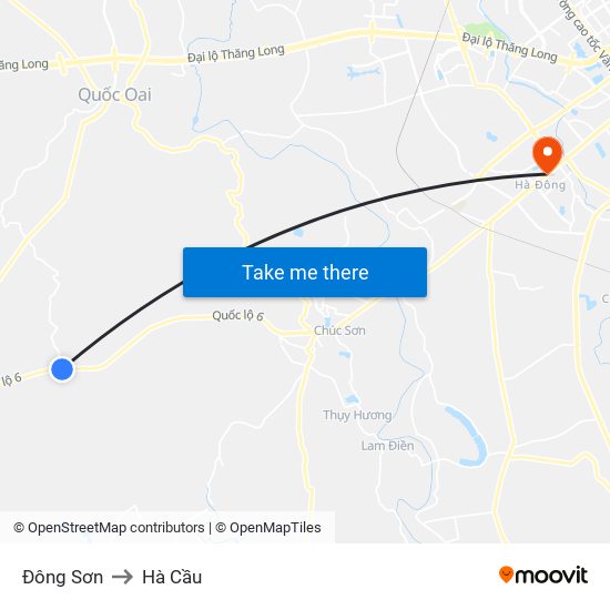 Đông Sơn to Hà Cầu map