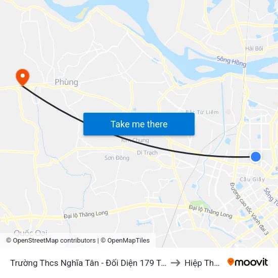 Trường Thcs Nghĩa Tân - Đối Diện 179 Tô Hiệu to Hiệp Thuận map