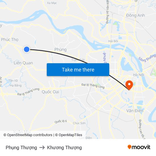 Phụng Thượng to Khương Thượng map