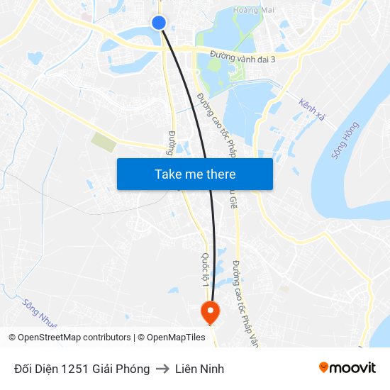 Đối Diện 1251 Giải Phóng to Liên Ninh map