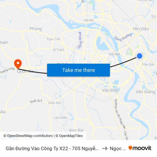 Gần Đường Vào Công Ty X22 - 705 Nguyễn Văn Linh to Ngọc Mỹ map