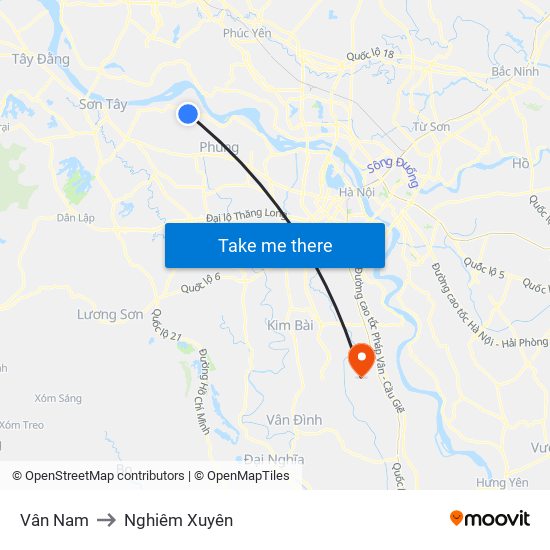 Vân Nam to Nghiêm Xuyên map