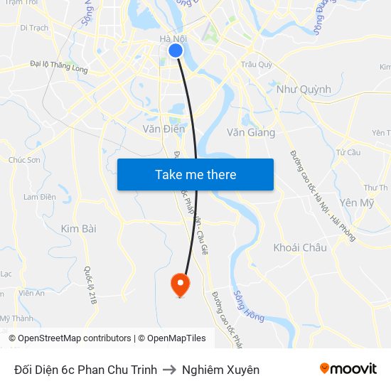 Đối Diện 6c Phan Chu Trinh to Nghiêm Xuyên map