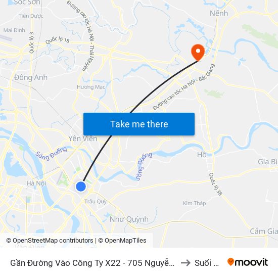 Gần Đường Vào Công Ty X22 - 705 Nguyễn Văn Linh to Suối Hoa map