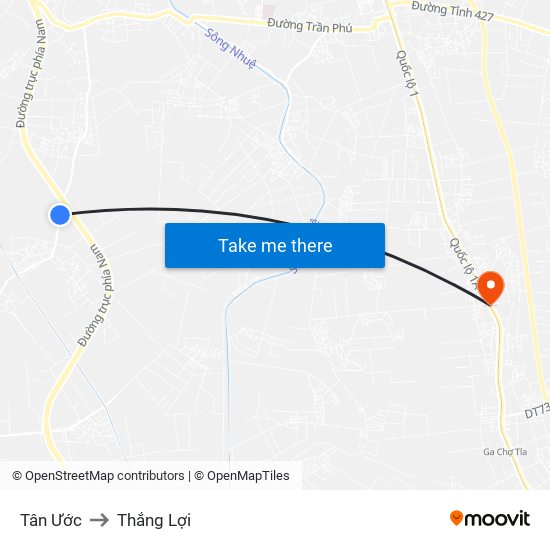 Tân Ước to Thắng Lợi map