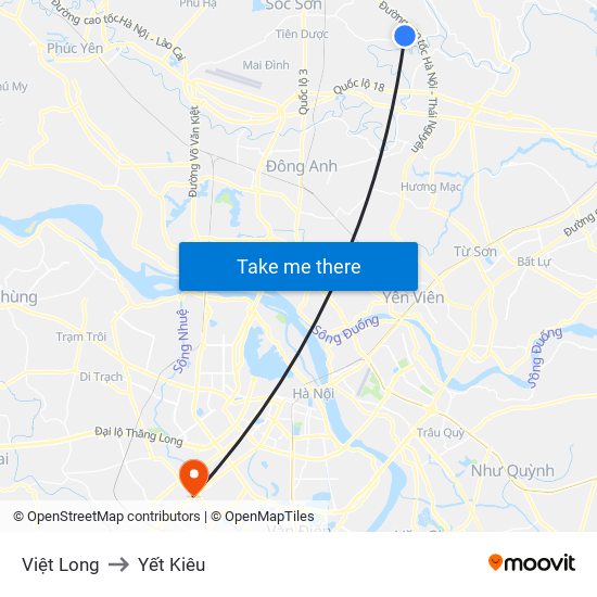Việt Long to Yết Kiêu map
