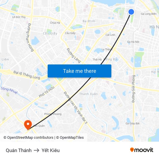 Quán Thánh to Yết Kiêu map